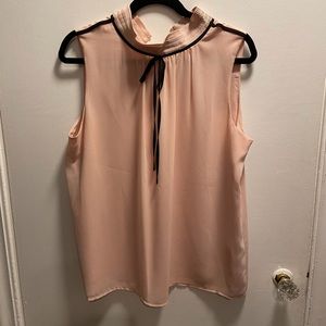 Karl Lagerfeld pink tie tank